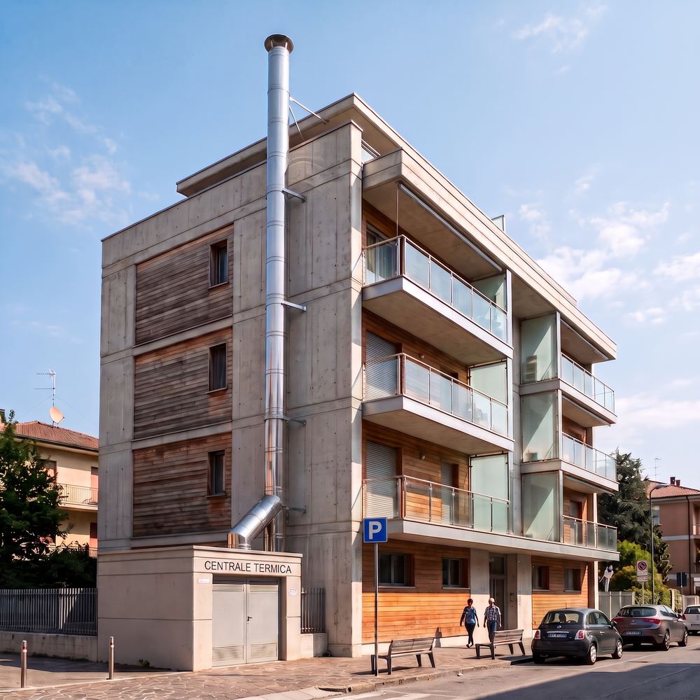 Costruzione canne fumarie esterne